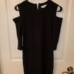 Black Long-sleeved Statement Dress